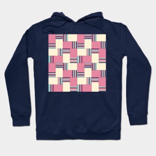 Pink Rainbow Tiles Hoodie